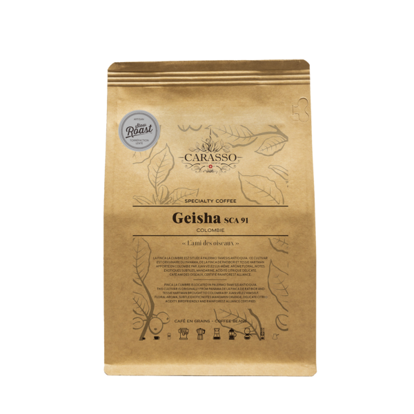 Geisha sca 91, coffee in beans or ground