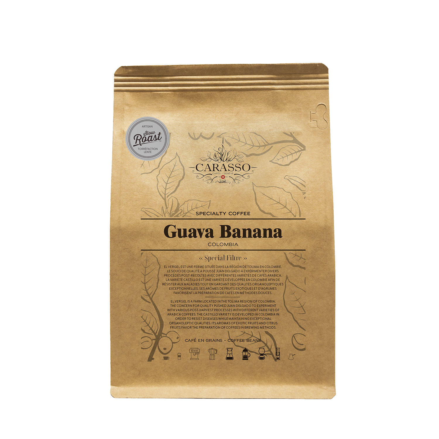 Café en grain ou moulu Guava Banana