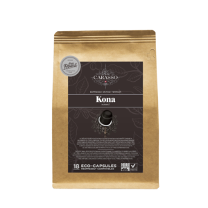 Kona capsules, biodegradable and Nespresso®* compatible