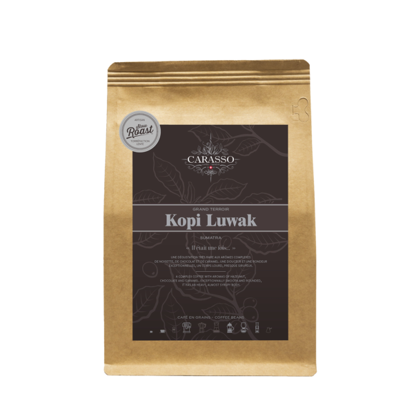 Kopi Luwak, coffee in beans or ground
