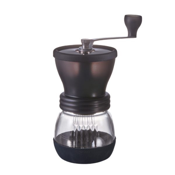 Skerton manual grinder with adjustable ceramic grinding millstones.