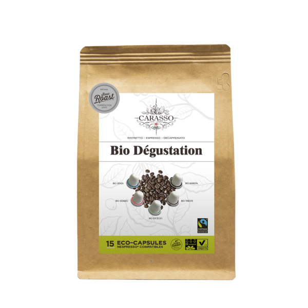 Capsules Bio Dégustation, biodégradables et compatibles Nespresso®*