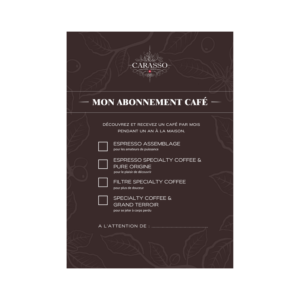 Mon Abonnement café