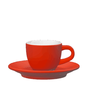 Tulipano tasse espresso rouge