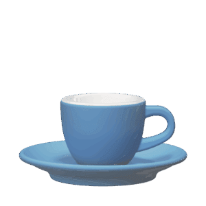 Tulipano tasse espresso bleu