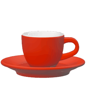 Tulipano tasse capuccino rouge
