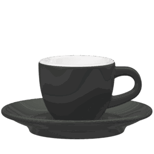 Tulipano tasse capuccino noir